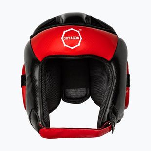 Casco da boxe Octagon Carbon red