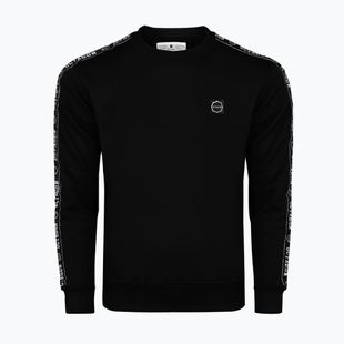 Felpa Octagon Stripe uomo nero