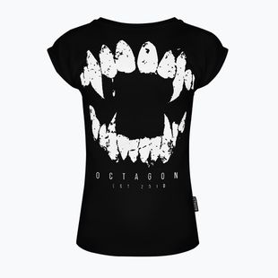 Maglietta Octagon donna "Denti" nero