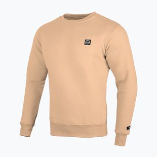 Felpa Octagon Small Logo uomo beige