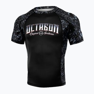 Octagon Premium Uomo Rashguard Santa Muerte nero/multicolore