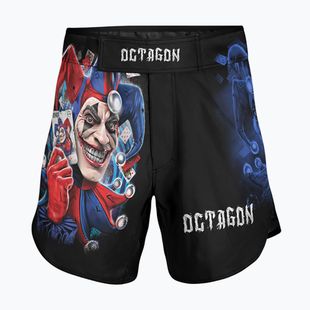 Pantaloncini da allenamento Octagon Joker MMA da uomo nero/multicolore
