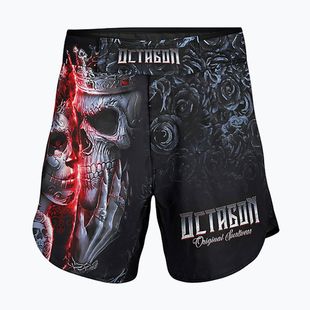 Pantaloncini da allenamento Octagon Santa Muerte MMA da uomo nero/multicolore
