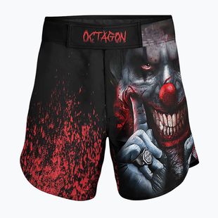 Pantaloncini da allenamento da uomo Octagon Make Terror Have Fun MMA nero/multicolore