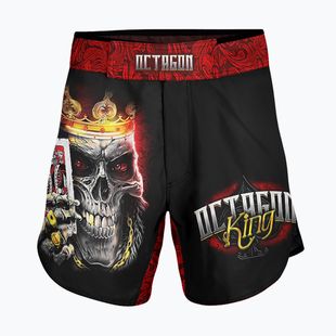 Pantaloncini da allenamento Octagon King 2 MMA da uomo nero/multicolore