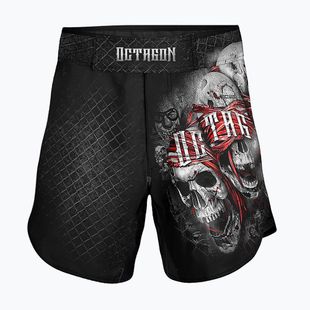 Pantaloncini da allenamento Octagon The Rules MMA da uomo nero/multicolore