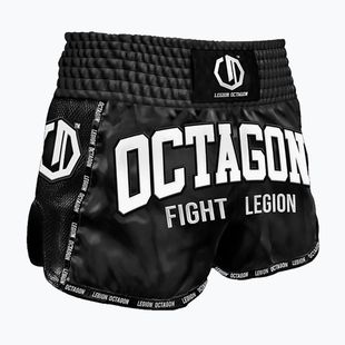 Pantaloncini da allenamento Octagon Kickboxing/Muay Thai Legion Fight Legion Premium black/white