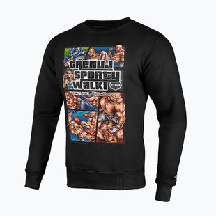 Felpa Octagon Training Combat Sports da uomo, nero