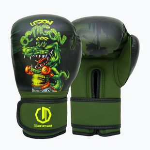 Guantoni da boxe Octagon Legion Crocodile green/multicolour