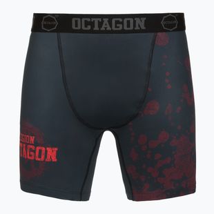 Pantaloni da allenamento uomo Octagon Legion Grunge nero/rosso