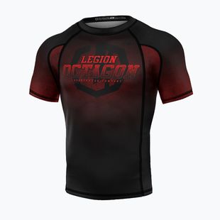 Rashguard da uomo Octagon Legion Premium Conquest black/red