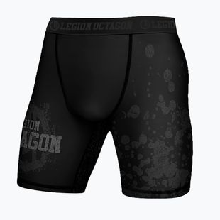 Pantaloncini da allenamento uomo Octagon Legion Grunge black/grey