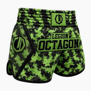 Pantaloncini da allenamento Octagon Legion Kickboxing/Muay Thai Premium jungle assault