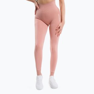 Leggings da allenamento da donna Gym Glamour Compress rose tan