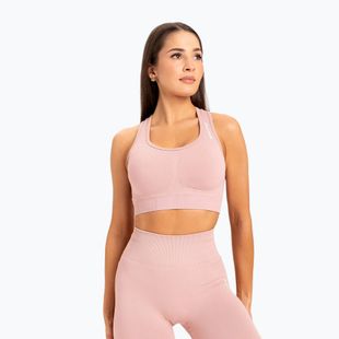 Reggiseno fitness Gym Glamour Compress rosa abbronzato