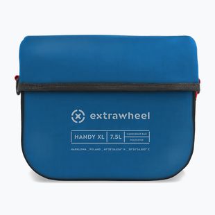 Borsa da manubrio Extrawheel Handy XL 7,5 l blu/nero