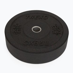 Peso olimpico XTREXO TRX-BMP025 25 kg nero