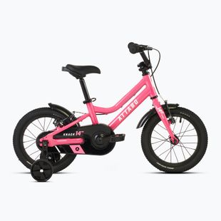 Bicicletta per bambini ATTABO KNACK 14" rosa