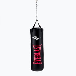 Sacco da boxe Everlast EV4050 senza fronzoli nero/rosso
