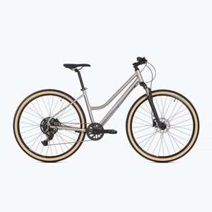 Bicicletta da cross da donna ATTABO SANO 4.0 28" grigio