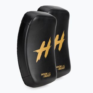 HOOK FIGHTING TX0-B4M0042 Dischi da allenamento curvi thailandesi 2 pezzi neri.