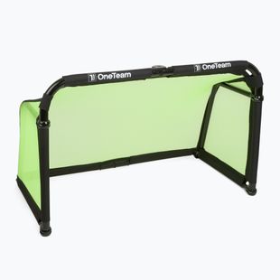 Porta da calcio OneTeam SWIFTGOAL 150 x 90 cm foldable black/green