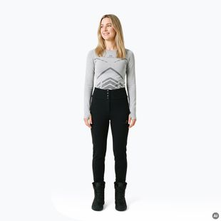 Pantaloni da sci donna KADVA Nora WMNS WP 5K/3K SOFTSHELL neri