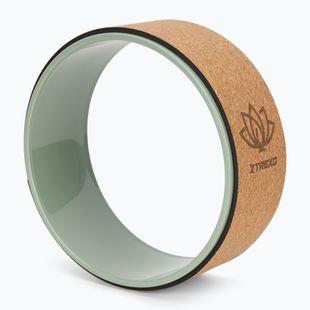 Ruota per yoga XTREXO in sughero Flowheel 32 cm olive