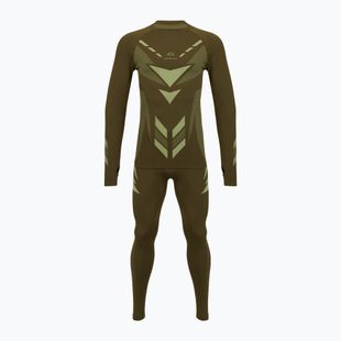 Completo intimo termico da uomo KADVA Alpinestep Thermo SH Light Plus Set Green