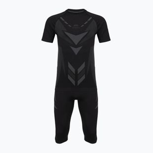 Completo intimo termico da uomo KADVA Alpinestep Thermo SH Light Plus Set Black
