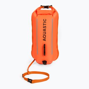Boa di sicurezza per il nuoto con tasca AQUASTIC double-chamber orange