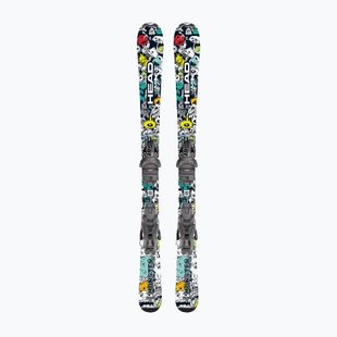 Sci alpini da bambino + attacchi HEAD Monster Easy JRS+Jrs 4.5 GW CA white/black