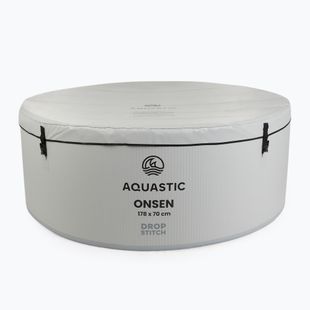 Piscina gonfiabile AQUASTIC ONSEN drop stitch 1200 l 178 cm grigia