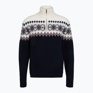 Maglione da uomo Woolcano SWT1091 Granatowy/Kremowy