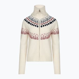Maglione da donna Woolcano SWT1092 Kremowy/Granatowy