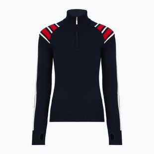 Maglione da donna Woolcano SWT1094 Czarny/Kremowy/ Czerwony