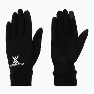 Guanti da bambino Woolcano GLV1105 Czarny