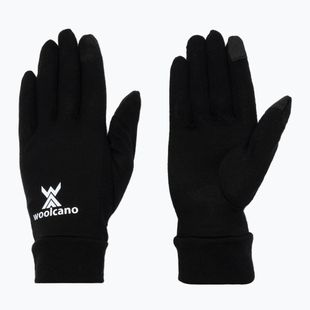 Guanti da bambino Woolcano GLV1105 Czarny