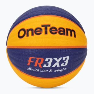 Pallone da basket OneTeam Rim Rush Fiba 3x3 blue