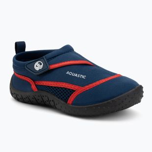 Scarpe da scoglio bambini AQUASTIC Nino navy blue/red