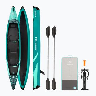 AQUASTIC Cortez 13'9" 420 cm verde kayak gonfiabile ad alta pressione per 2 persone