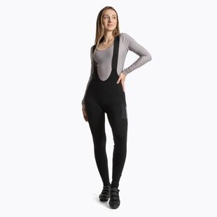 Pantaloni da ciclismo donna ATTABO OFREE CARGO termici black