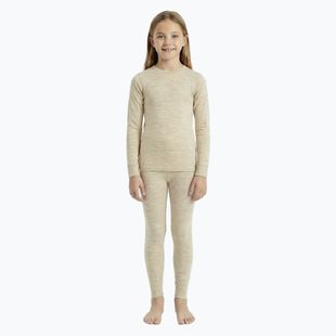 Set intimo termico per bambini WOOLCANO Merino SET0683 beige