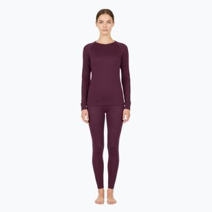 Set intimo termico donna WOOLCANO Merino SET0543 purple