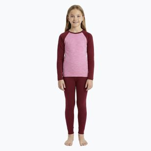Set intimo termico per bambini WOOLCANO Merino SET0982 purple