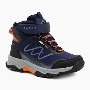 KADVA Rocky Trail Mid WaterProof Softshell stivali da trekking per bambini blu navy