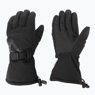 Guanti da sci da uomo KADVA Mountain Flow 3M Thinsulate neri