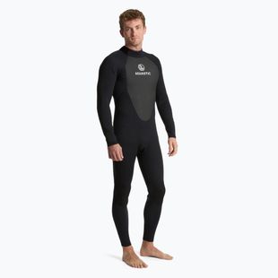 Muta da surf uomo AQUASTIC in neoprene 4/3 mm WAVEY black
