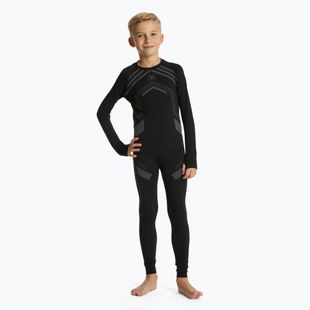 Set di intimo termico per bambini OneTeam ACHILL II THERMO LIGHT PLUS nero