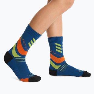 Calze per bambini KADVA Stride Coolmax 2 paia blu navy